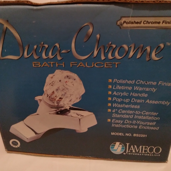 JAMECO Dura-Chrome Bath Faucet Polished Chrome Finish - Picture 1 of 3